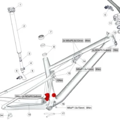 BMC Garde-boue Arrière Fourstroke 01 MY2023 - 30004136