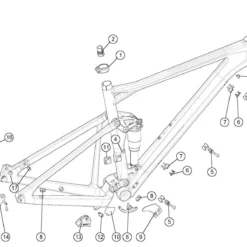 BMC Jeu De Direction Headset A45AC1 2 - 300467 Pour Speedfox / FS01-03 29 / TF01-03 29 / TE01-03 29