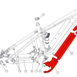 BMC Protections Tube Diagonal Trailfox AMP 301241