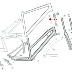 BMC Topcone MSM01 46mm 257, Alpenchallenge AL, URS AL, Roadmachine X AL - 30002029