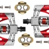 CRANKBROTHERS Paire De Pédales Mallet 3 Rouge