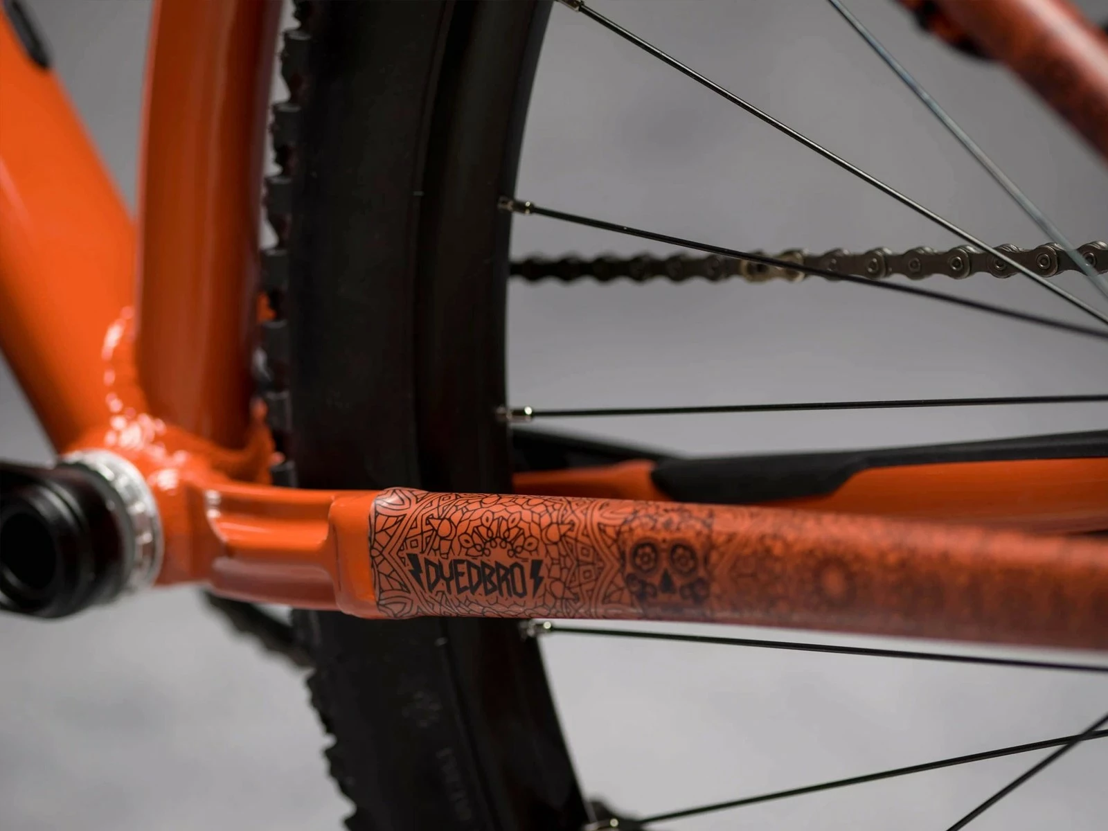 DYEDBRO “Día De Muertos” Stickers De Protection De Cadre VTT – Image 5