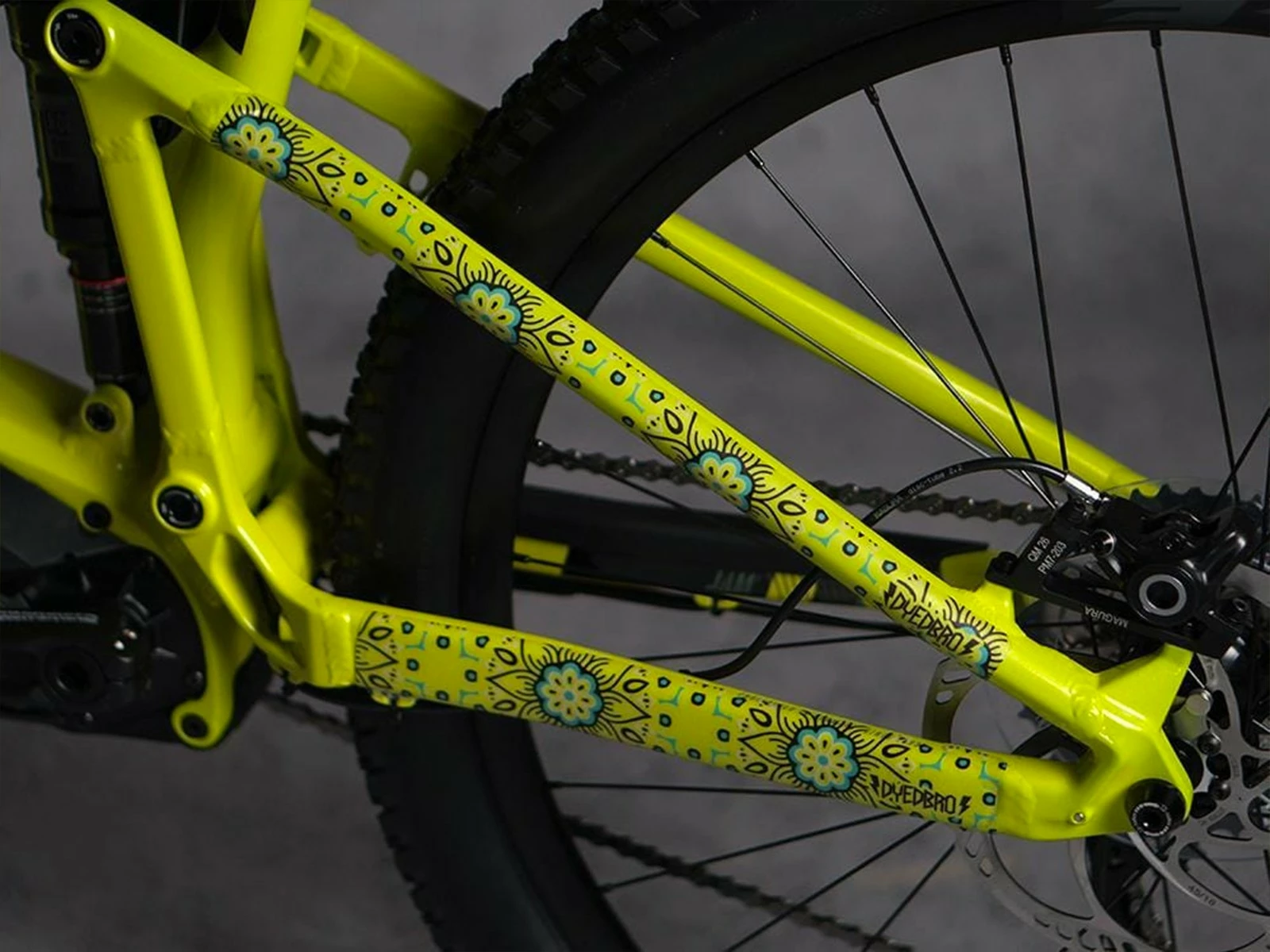 DYEDBRO “Guadalupe” Stickers De Protection De Cadre VTT – Image 3