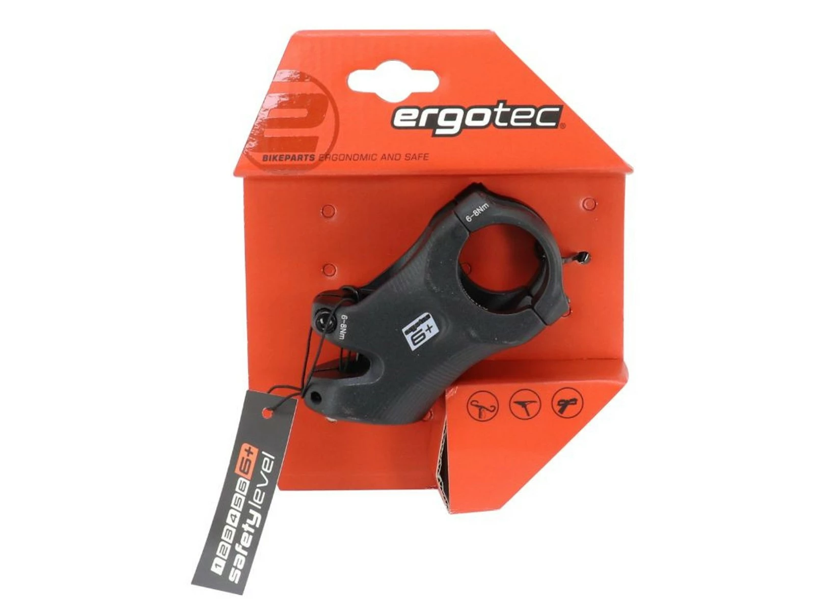 ERGOTEC Potence VTT High Bass Ø31,8mm Ø1.1/8” -40/+40° Alu – Image 4