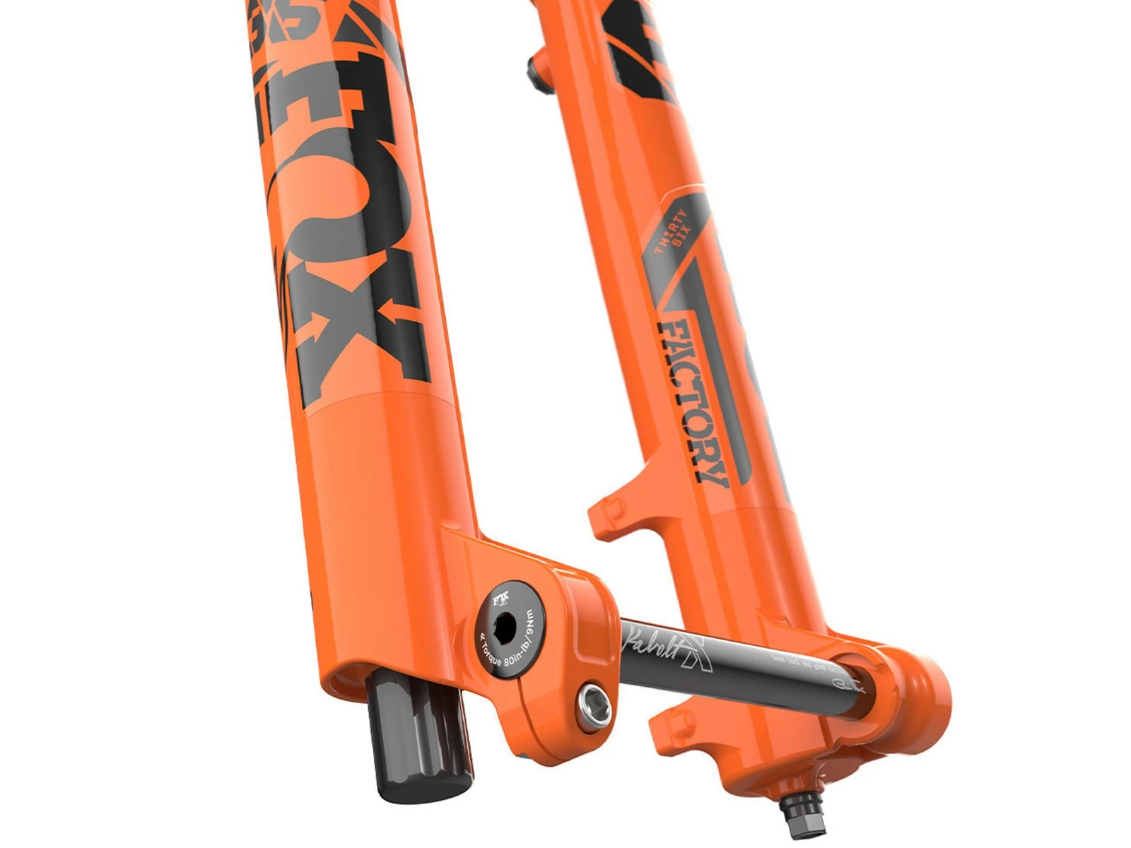 FOX Factory Fourche 36 Float 27.5" 160 Grip 2 Hi/Low Comp/Reb Orange 15QRx110 BOOST Conique Déport 44mm 2023 – Image 4