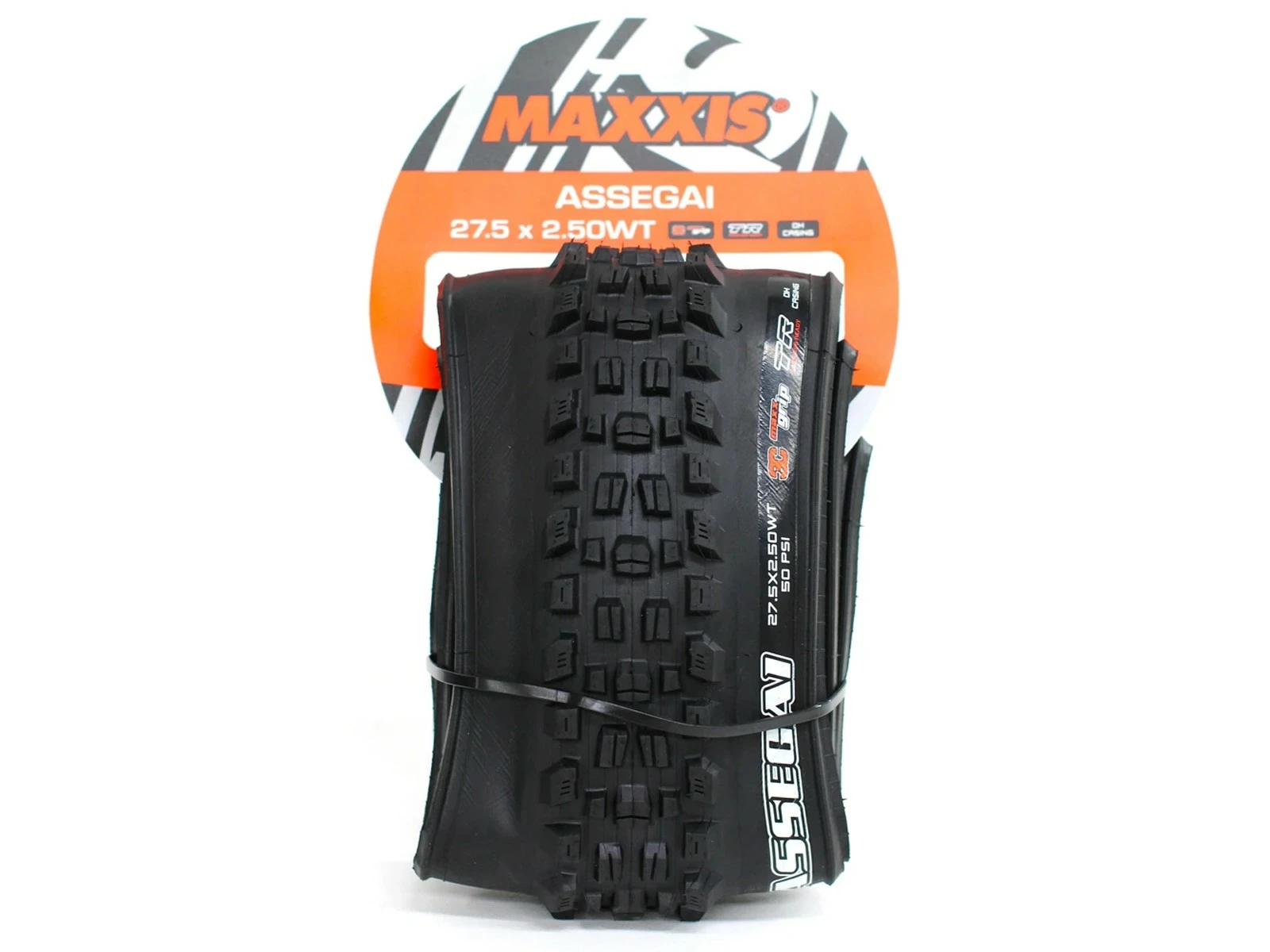 MAXXIS Assegai Pneu Souple 3C MaxxGrip Downhill WT TR - 27,5 X 2,5 Pouces – Image 5