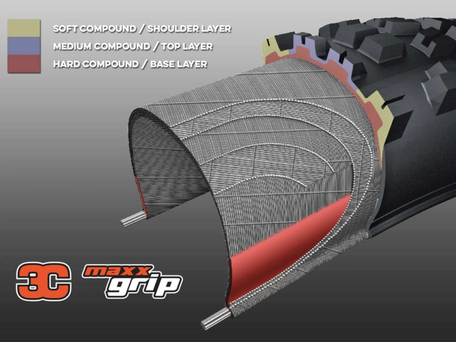 MAXXIS Assegai Pneu Souple 3C MaxxGrip Downhill WT TR - 27,5 X 2,5 Pouces – Image 6
