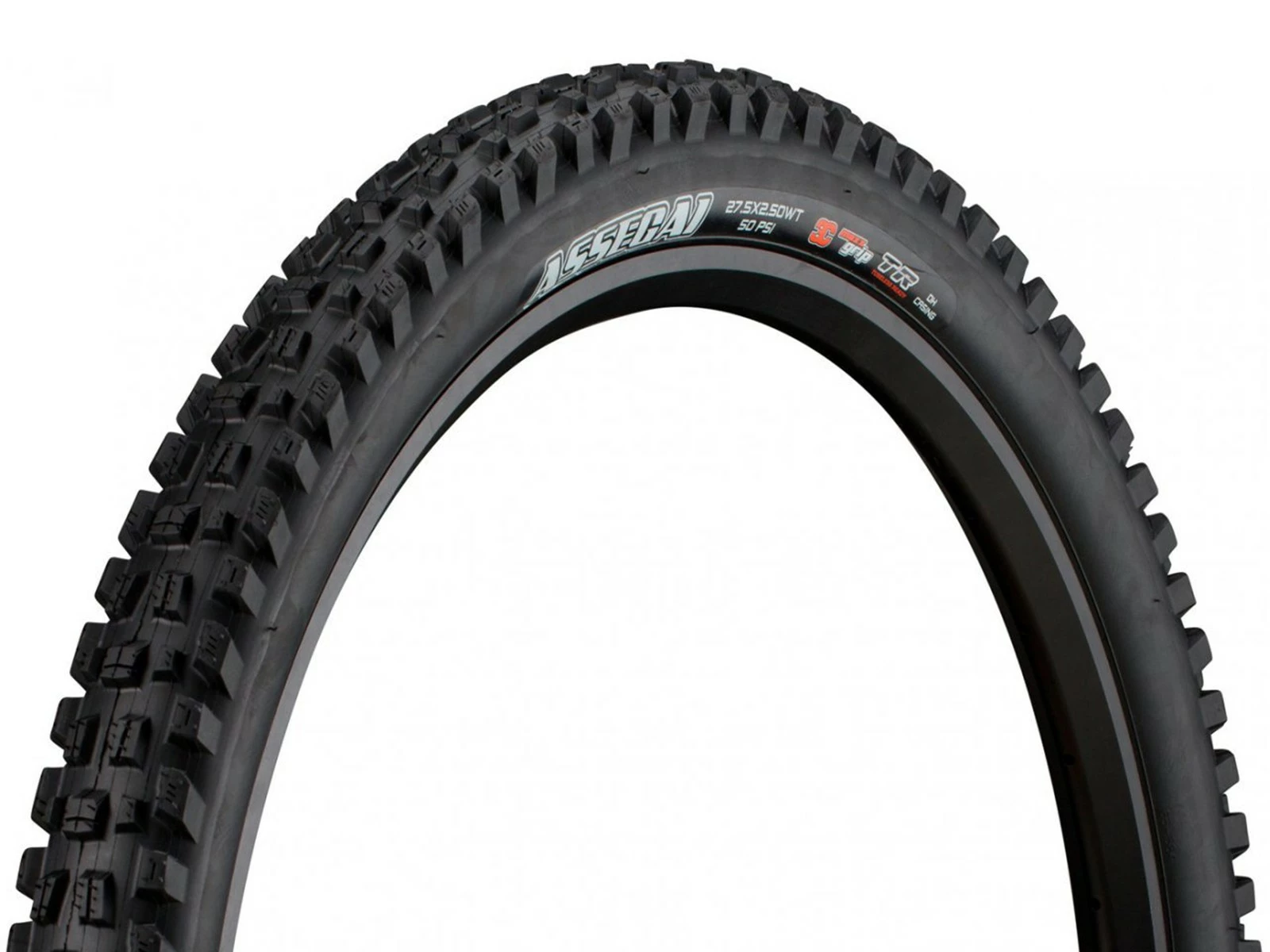 MAXXIS Assegai Pneu Souple 3C MaxxGrip Downhill WT TR - 27,5 X 2,5 Pouces
