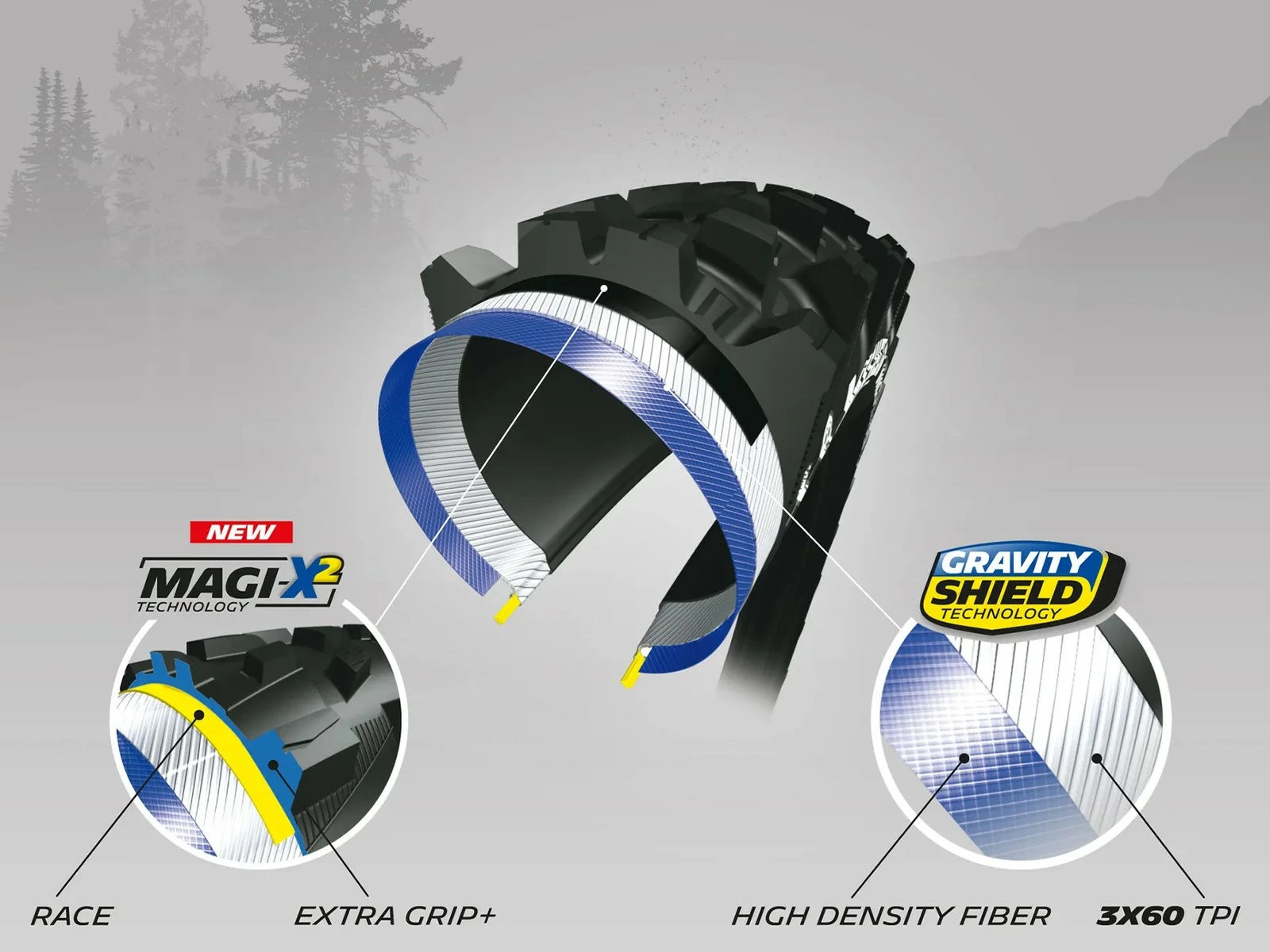 MICHELIN Wild Enduro Rear Competition Line Tubeless Ready - 27.5 X 2,40 Pouces – Image 3