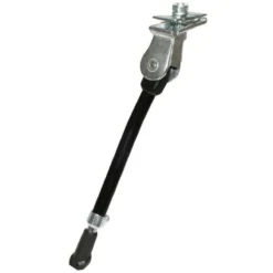 NEWTON Béquille Vélo Réglable Latérale Plaque Alu 20-28" Noir