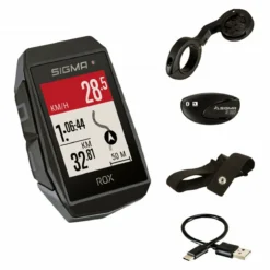 SIGMA Compteur ROX11.1 EVO GPS Noir Cardio Et Altimètre