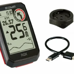 SIGMA Compteur ROX4.0 GPS Noir Altimètre