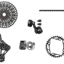 SRAM Groupe Complet X0 T-TYPE Eagle E-VTT 104 BCD 12v 36 Dents 10-52 Sans Manivelles